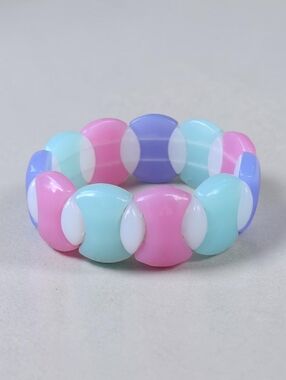 Vintage 80s Avon Pastel Parfait Lucite Bracelet